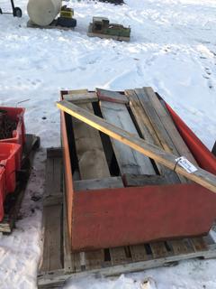 Metal Crate c/w Deck Truck Side Rails.