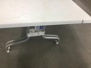 Square Plastic Adjustable Table.