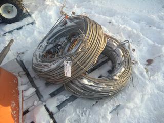 (2) Rolls of Approximately 3/8" Wire Rope.