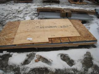 Quantity of Plywood OSB 4x8.