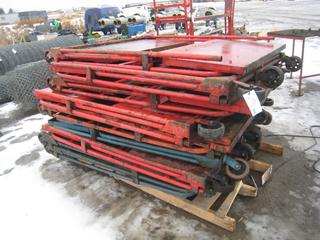 Pallet of Folding Metal Cart 58"x29x72" Quantity Unknown.