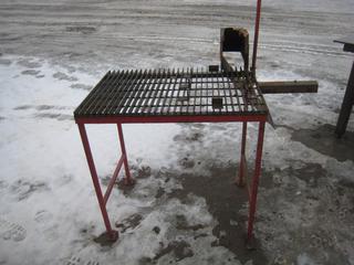 Metal Cutting Table 24"x36"x37".