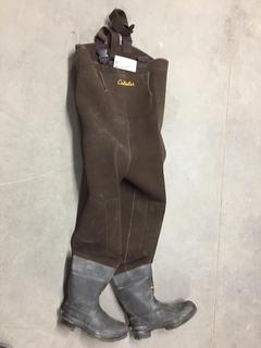 Neoprene Cabela's Bib Waders, Size 13.