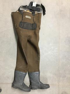 Neoprene Outbound Bib Waders, Size 12.