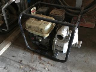 Water Pump c/w 5.5 HP Gas Engine, 2" Inlet.