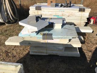 Quantity of Styrofoam Assorted Sizes and Thickness.