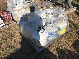 Quantity of 20Lbs Propane Bottles.