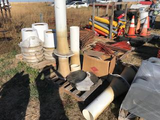 Quantity of Fiberglass Toilet Inserts , Toilet Seats , & Metal Urinal.