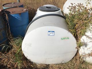 UFA Plastic Storage Tank (ULT270) 60" Long 36" Diameter Round.