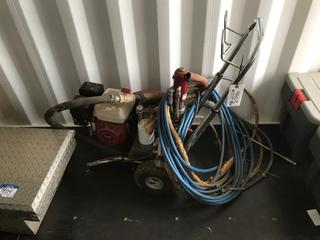 Gas Powered Water Pump. Honda GX160 Gasoline Engine w/ Extra 3/8" Hoses.