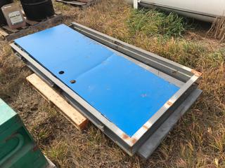 (2) Steel Doors & Door Jam.
