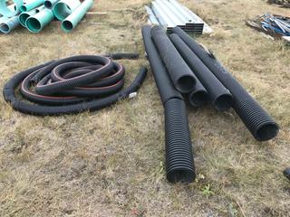Quantity of Weeping Tile, Plastic Piping 4" & 9" Diameter.