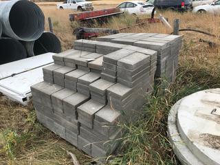 Quantity of Square Concrete Blocks 7 1/2"x15 1/2"x2 1/4".