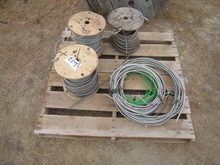 Parts Rolls of RW90 XLPE Insulted 2C#14 AC90 & Wooden Reel.