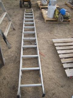 Aluminum Extension Ladder 12'-24' Length.