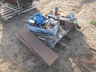 Quantity of Steel Flanges, Checker Plate , Stands & Valves.