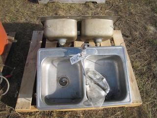 (2) Kitchen Sinks.