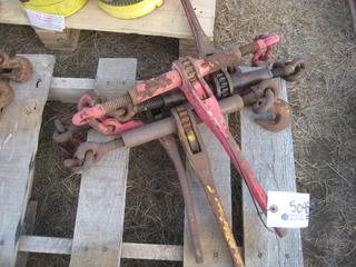 (4) Ratchet Chain Binders.