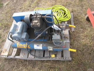 Emglo Air Compressor c/w Airline Working Condition Unknown.