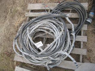 Pallet of Assorted Lengths Electrical Cables.