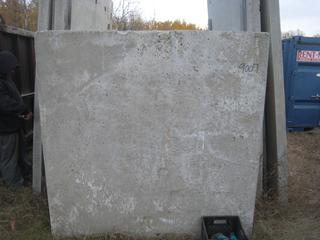 Concrete Septic Tank Open Top 6'x6'x12' Long c/w Lid 7'10"x9'2"x4" Thick.