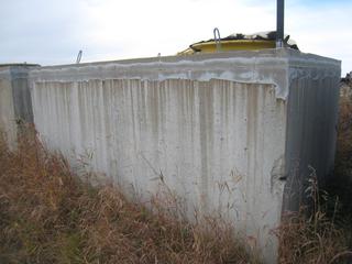 Fully Enclosed Concrete 6' x6'x12' Long. Buyer Responsible For Lifting and Loadout. 27,000 LBS 
