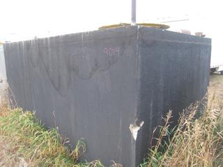 Fully Enclosed Concrete 6' x6'x12' Long. Buyer Responsible For Lifting and Loadout. 27,000 LBS 