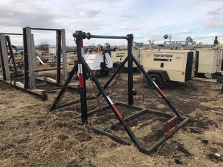 Metal Rack For Large Reels 62"x75"x120". 