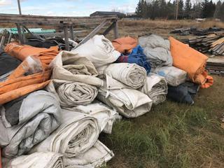 Quantity of Insulated Tarps.
