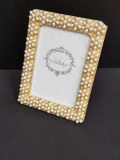 Seed Pearl Gold Frame (5" x 7")