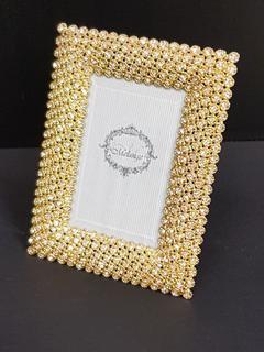 Swarovski Crystal Twisted Gold Chain Frame (4" x 6")