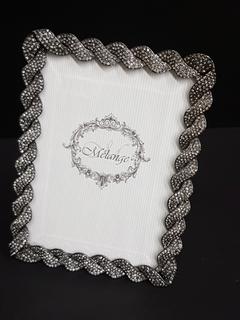 Swarovski Crystal Malachite Braided Chain Frame (5" x 7")