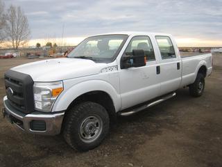 2013 Ford F350 Super Duty Crew Cab 4x4 P/U c/w V8, Auto, A/C, S/N 1FT8W3B6XEEA50029. Note:  Requires Repair.  Out of Province Registration.