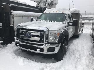 Selling Off-Site - 2012 Ford F450 Crew Cab Service Truck c/w Diesel, Auto, Unit 1127. Note:  Requires Repair. S/N 1FD0W4HT9CEB71420. Located In Cranbrook, B.C.  Must Be Removed By December 23rd.  Out of Province Registration.