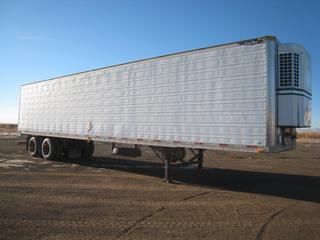 1997 Great Dane 53' T/A Van Trailer c/w Thermo King SBIII Reefer, Air Ride Susp., 11 24.5 Tires. S/N 1GRAA9261WW007503