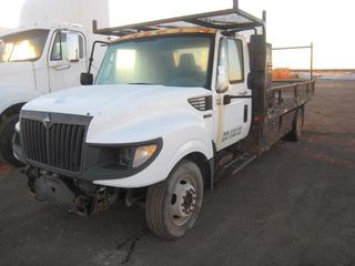 2012 International Terra Star S/A Deck Truck c/w 6.4L V8 Diesel, Auto. Requires Repair. S/N 1HTJSSKK4CJ565426