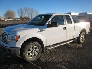 2010 Ford F150 XLT Extended Cab 4x4 P/U c/w 5.4L V8, Auto, A/C, Folding Side Steps On Side of Box, Showing 113,450 Kms, S/N 1FTFX1EV5AFB70952 NOTE* Former County Owned and Maintained 