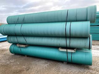 Selling Off-Site -  525MM ULTRARIB PVC PIPE 4M   QTY_28.00 m Viewing By Appointment Only Please Call Stephen At 403-720-0288 Located At 9716 - 40 Street SE Calgary Note:  Must Be Removed By Jan. 15, 2021 Hours For Pick Up 8:00 am to 3:30 pm Closed Dec. 21st to Jan. 4th.