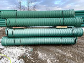 Selling Off-Site -  450MM ULTRARIB PVC PIPE 4M   QTY_36.00 m Viewing By Appointment Only Please Call Stephen At 403-720-0288 Located At 9716 - 40 Street SE Calgary Note:  Must Be Removed By Jan. 15, 2021 Hours For Pick Up 8:00 am to 3:30 pm Closed Dec. 21st to Jan. 4th.