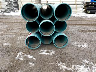 Selling Off-Site -  375MM SDR35 PVC PIPE 4M   QTY_36.00m  Viewing By Appointment Only Please Call Stephen At 403-720-0288 Located At 9716 - 40 Street SE Calgary Note:  Must Be Removed By Jan. 15, 2021 Hours For Pick Up 8:00 am to 3:30 pm Closed Dec. 21st to Jan. 4th.