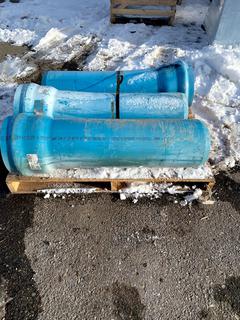 Selling Off-Site -  250MM C900 5 RADIUS BEND B-SPG   QTY_3 Viewing By Appointment Only Please Call Stephen At 403-720-0288 Located At 9716 - 40 Street SE Calgary Note:  Must Be Removed By Jan. 15, 2021 Hours For Pick Up 8:00 am to 3:30 pm Closed Dec. 21st to Jan. 4th.