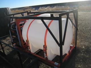 2020 Unused  4000PSI Kohler Powered Hot Water Pressure Washer w/Skid Mounted 245 Gallon Water Tank. SKU #  TMG-HW40T, Control # 7314.