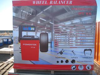 Powertek PT99 Wheel Balancer. Control # 7356