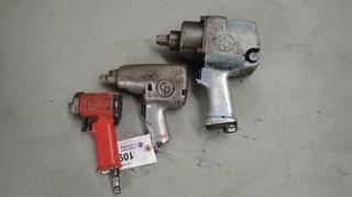 (2) 1/2in And (1) 3/4in Pneumatic Impacts *Note: Working Condition Unknown*