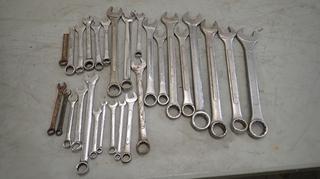 Qty Of Assorted Size Wrenches