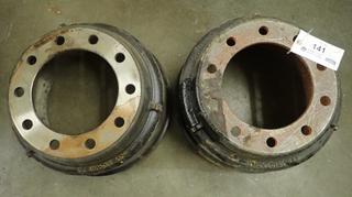 (2) Brake Drums To Fit Tractor Trailer w/ 16 1/2in Inside Diameter