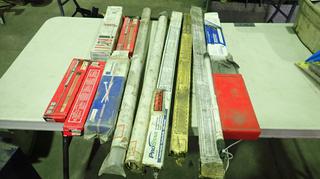 Qty Of Assorted Size Welding Rods, Gouging Rods And Tig Alloy Rods