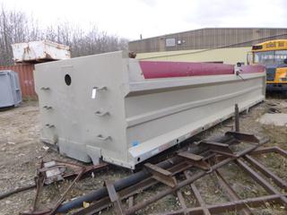 26ft Aluminum Dump Box. SN 10716426 *Note: Hole In Front End Of Box, Buyer Responsible For Load Out*