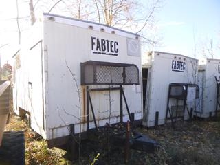 1984 15ft Fabtech T/A Office Trailer w/ Pintle Hitch. SN F4-14-4038 *Note: Buyer Responsible For Load Out*