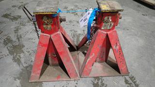 (2) Heavy Duty Jack Stands